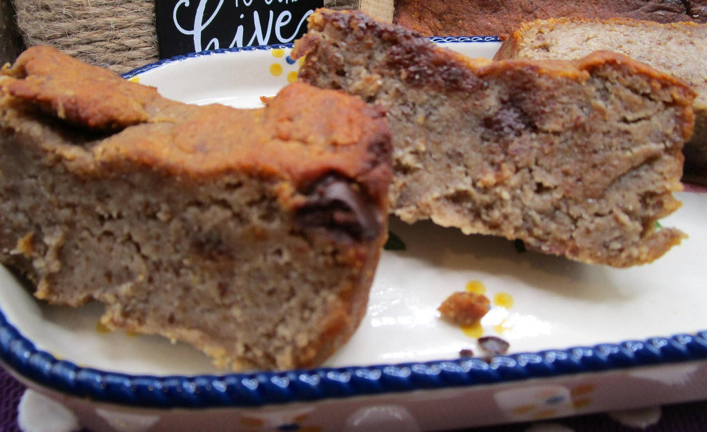 Protein Banana Bread-Mocha Chip, Gluten Free, Dairy Free, Peanut Free, Grain Free, Vegan Collagen, Sugar Free, Fitness Snack, Mother's Day