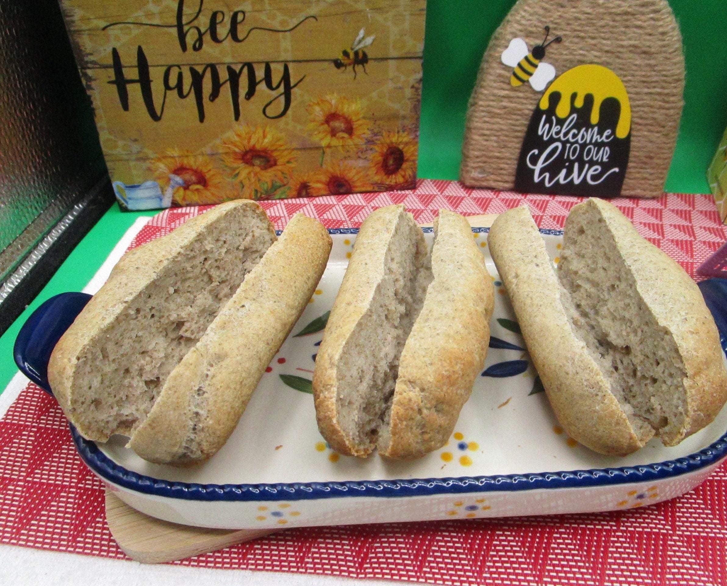 Gluten Free Hot Dog Buns, Mini Sub Sandwich bread, Dairy Free, Egg Free, Vegan, Nut Free, No Sugar, Lunch bread, Football snacks, Game day