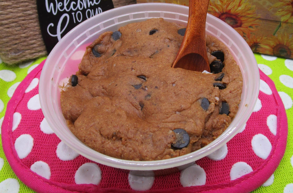 AIP Paleo Edible Cookie Dough, Tiger Nut Carob Chip, Gluten Free, Dairy Free, Grain Free, Wellness Gift, Autoimmune Protocol, Easter Dessert
