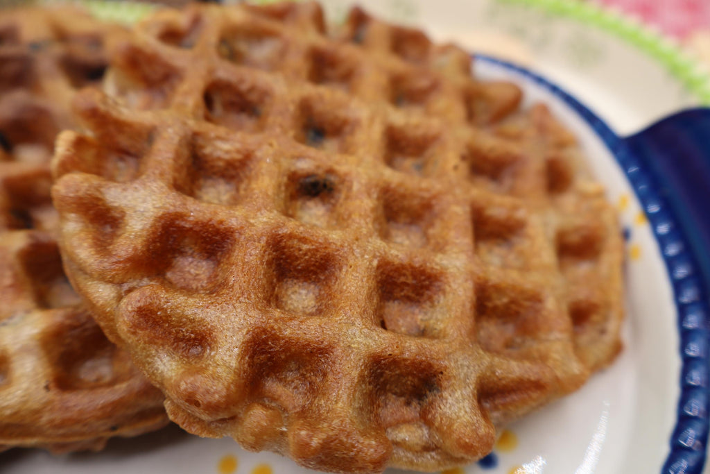 AIP Cherry Waffles, Paleo, Gluten Free, Grain Free, Vegan, Egg Free, Dairy Free, Ready to go, No added Sugar, Autoimmune Protocol breakfast
