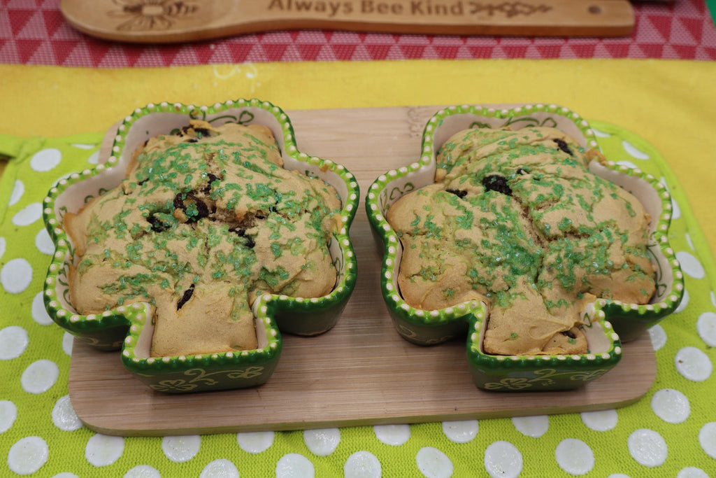 Irish Soda Bread, Gluten Free, Dairy Free, Vegan, Nut Free, Saint Patrick's Day, Coconut Sugar, Sugar Free, Irish Gifts, Clover Shaped