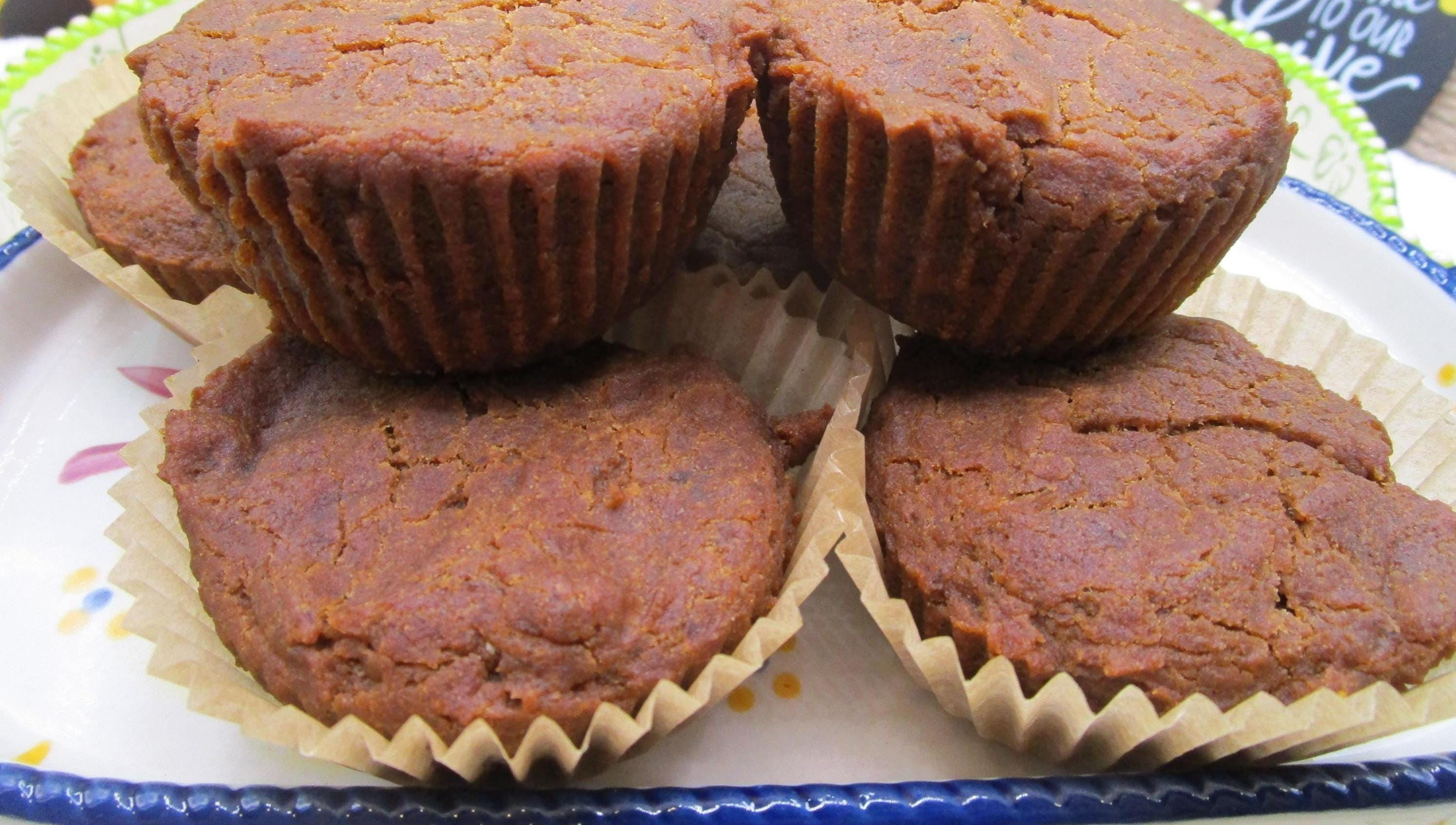 Gluten Free Pumpkin Bread or Muffins, Dairy Free, Vegan, Egg Free, Nut Free, Easter Brunch, Low fat Snacks, Birthday Gifts, Wellness Brunch