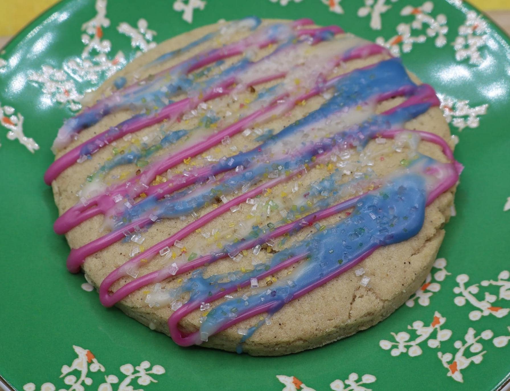 Jumbo Gluten Free Iced Sugar Cookies, Dairy Free, Vegan, Egg Free, Nut Free, Fun Party Favor, Red White Blue, Memorial Day, Birthday Gifts