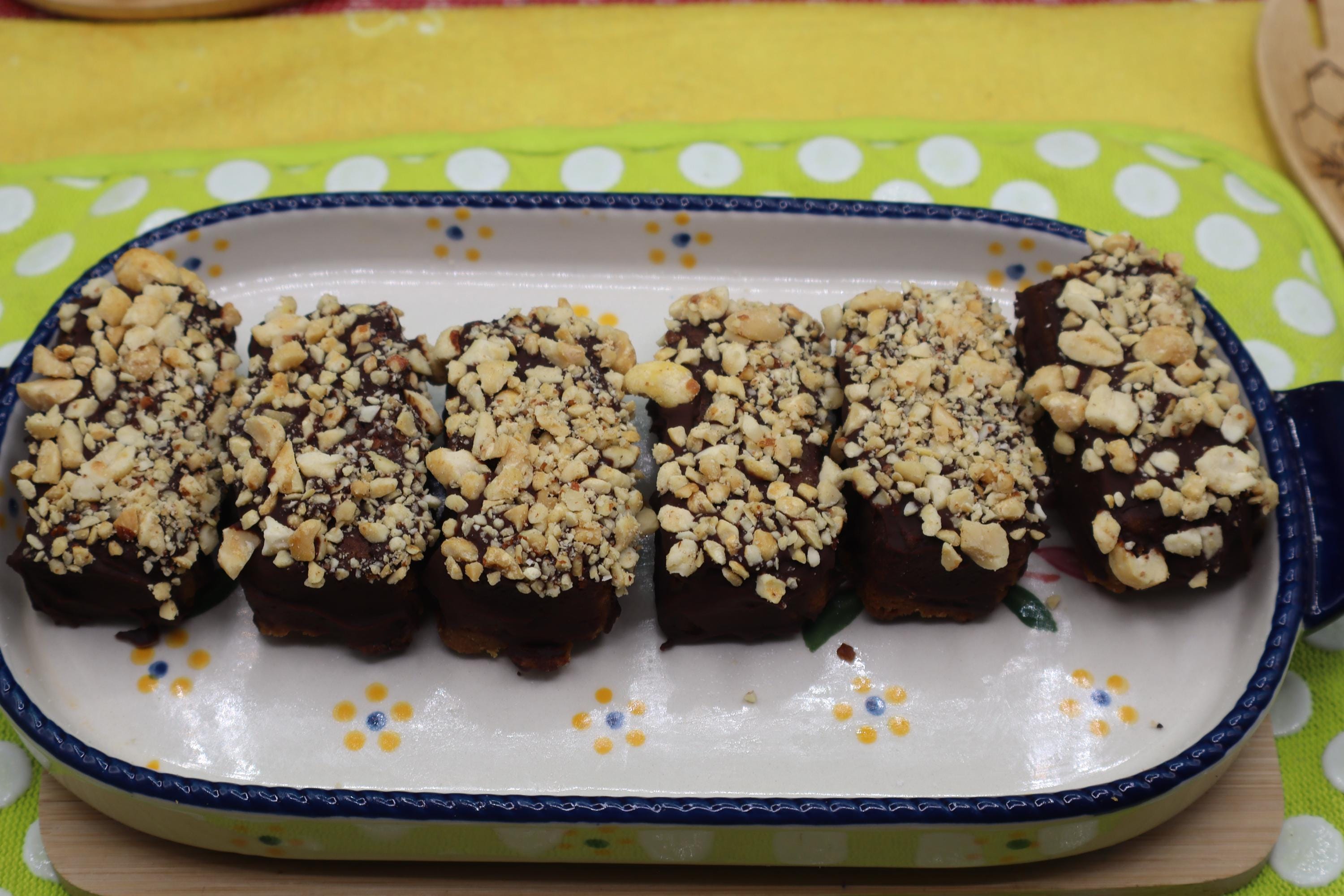 Chocolate Covered Peanut Butter Cookie Bar, Gluten Free, Dairy Free, Vegan Candy, Clean Eating Snack, Maple Sugar, Birthday Gift, July 4th