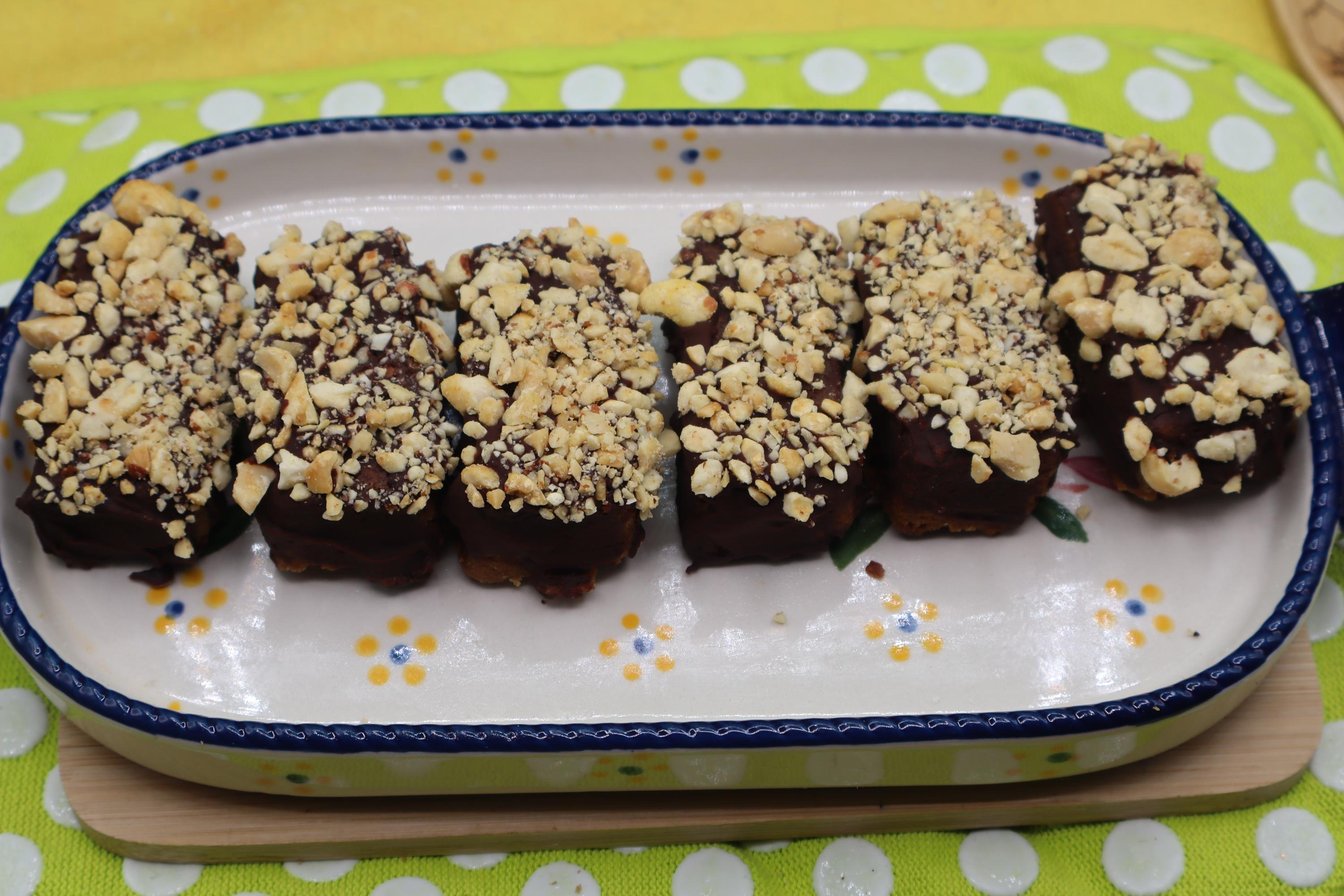 Chocolate Covered Peanut Butter Cookie Bar, Gluten Free, Dairy Free, Vegan Candy, Clean Eating Snack, Maple Sugar, Birthday Gift, July 4th