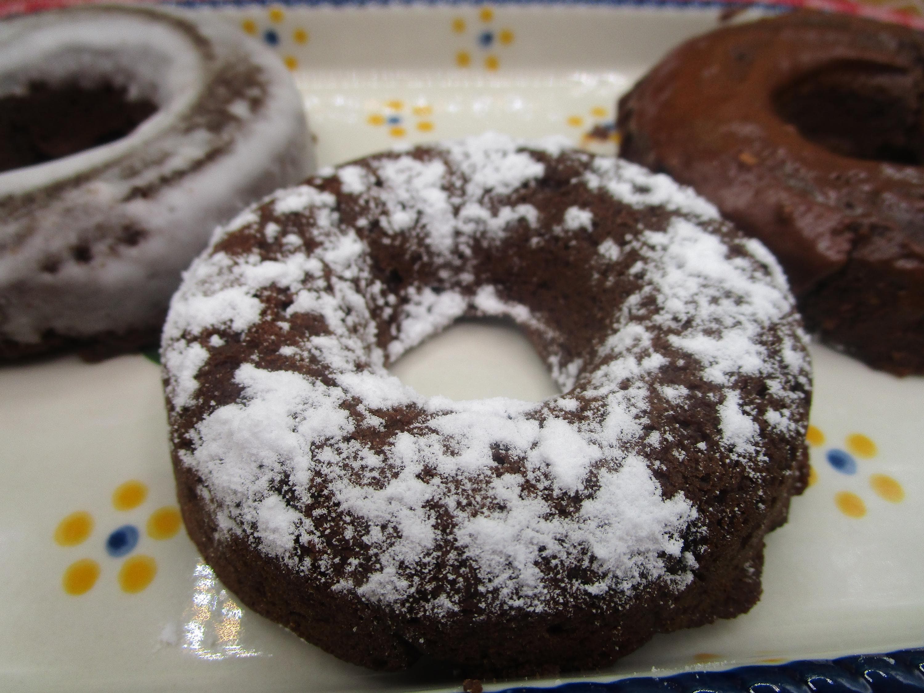 Gluten Free Chocolate Protein Donuts, Grai Free, Dairy Free, Vegan Collagen, Sugar Free, Low Carb, Glazed, Powdered, Clean Fitness Snacks