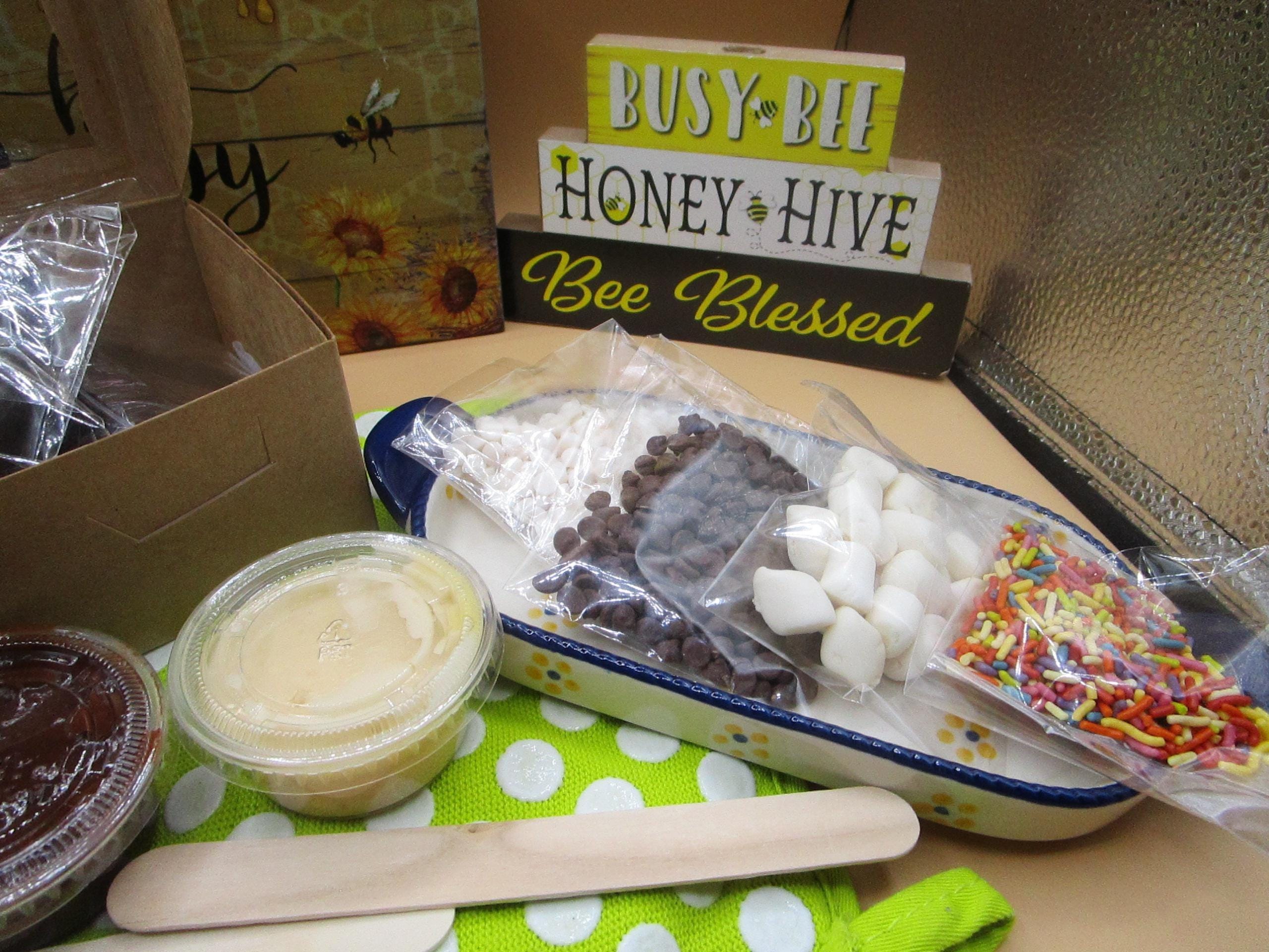 Gluten Free Smores Brownie Decorating Kit, Dairy Free, Vegan, Nut Free, Marshmallow Chocolate, Camp Activity, Kids Baking, July 4th crafts