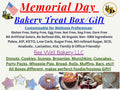 Memorial Day Bakery Box Sampler, Gluten Free, Dairy Free, Vegan, KETO, AIP Paleo, Sugar Free, High Protein, Assorted Pastries, Hostess Gift