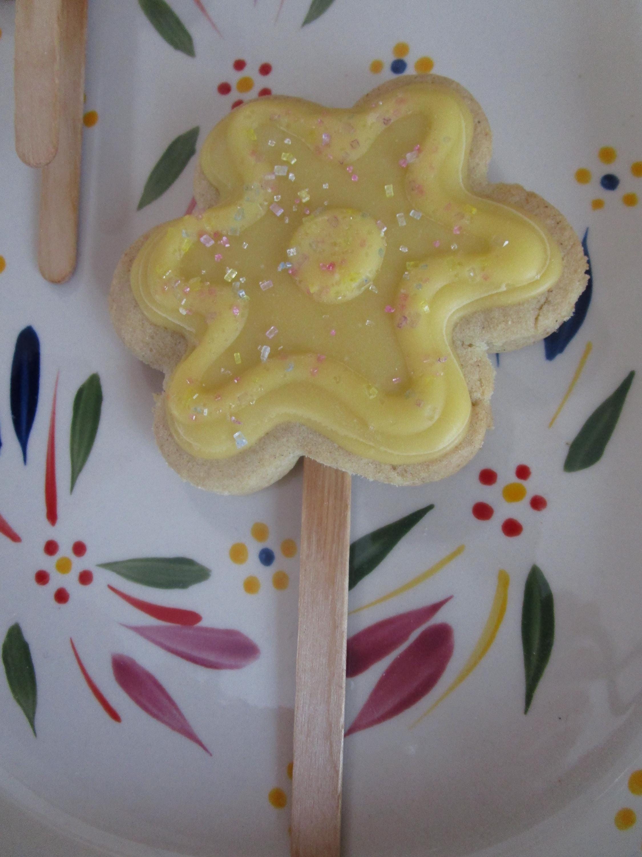 Gluten Free Sugar Cookie Pops, Dairy Free, Vegan, Nut Free, Sympathy, Get Well Gift, Flowers, School Safe, Anniversary, Wedding, Proposal