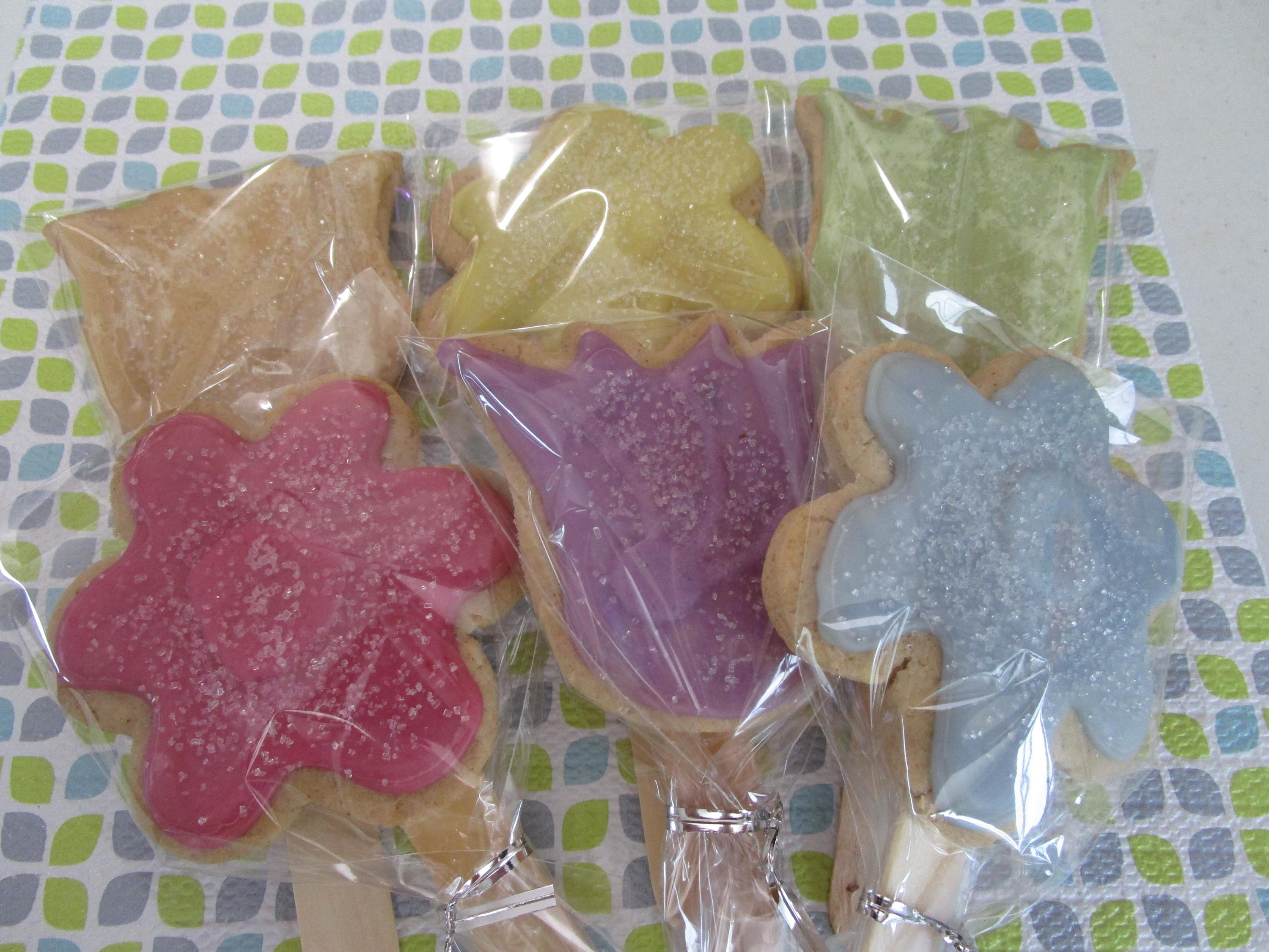 Gluten Free Sugar Cookie Pops, Dairy Free, Vegan, Nut Free, Sympathy, Get Well Gift, Flowers, School Safe, Anniversary, Wedding, Proposal