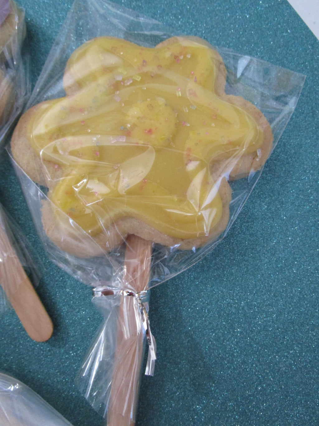 Gluten Free Sugar Cookie Pops, Dairy Free, Vegan, Nut Free, Sympathy, Get Well Gift, Flowers, School Safe, Anniversary, Wedding, Proposal
