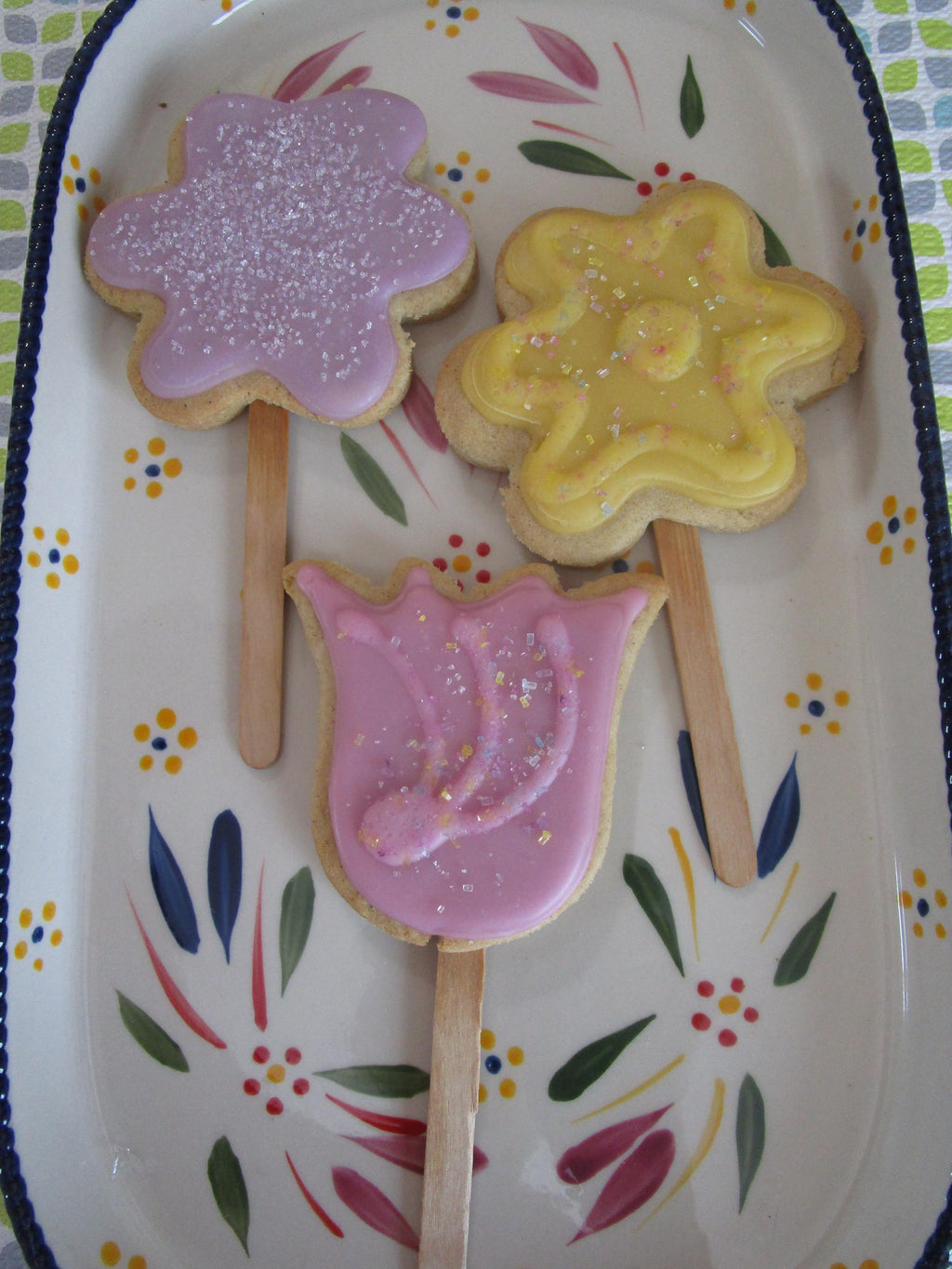 Gluten Free Sugar Cookie Pops, Dairy Free, Vegan, Nut Free, Sympathy, Get Well Gift, Flowers, School Safe, Anniversary, Wedding, Proposal