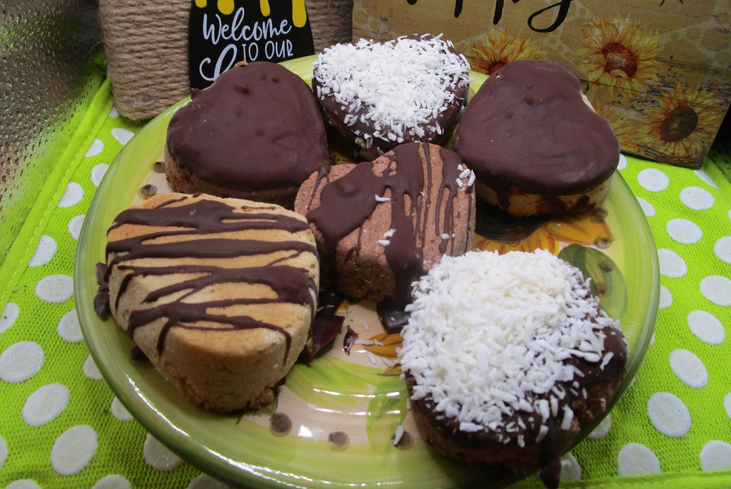 KETO Dessert Hearts, Gluten Free, Sugar Free, Grain Free, Dairy Free, Egg Free, Nut Free, Vegan Collagen, Low Carb snack, Father's Day Gift