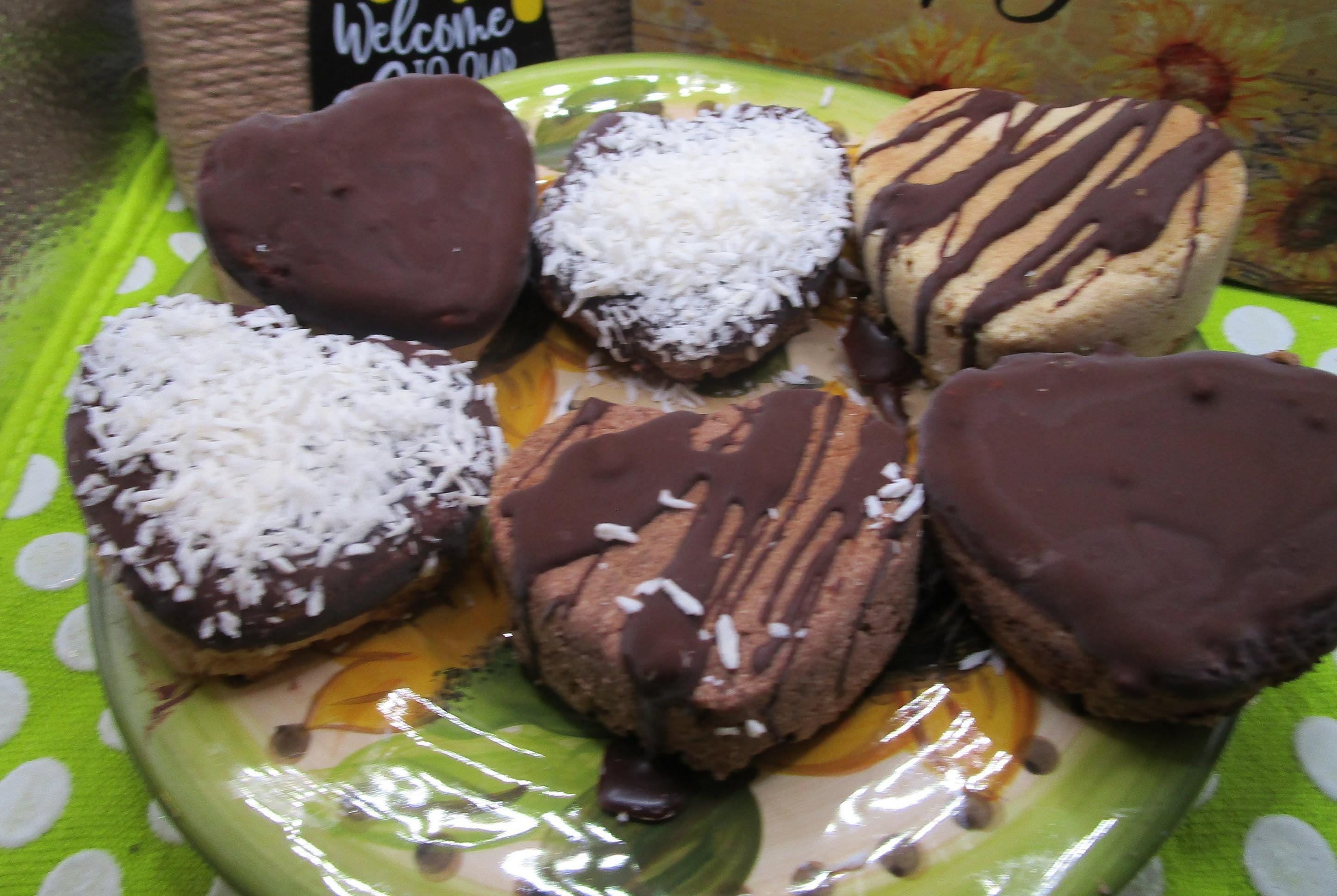 KETO Dessert Hearts, Gluten Free, Sugar Free, Grain Free, Dairy Free, Egg Free, Nut Free, Vegan Collagen, Low Carb snack, Father's Day Gift