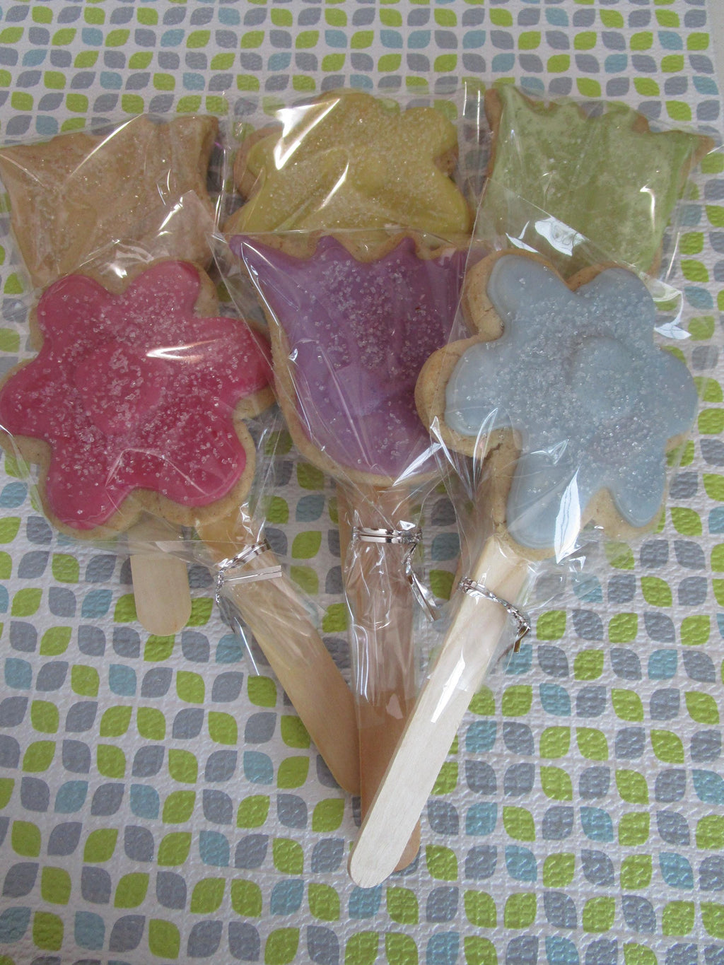 Gluten Free Sugar Cookie Pops, Dairy Free, Vegan, Nut Free, Sympathy, Get Well Gift, Flowers, School Safe, Anniversary, Wedding, Proposal