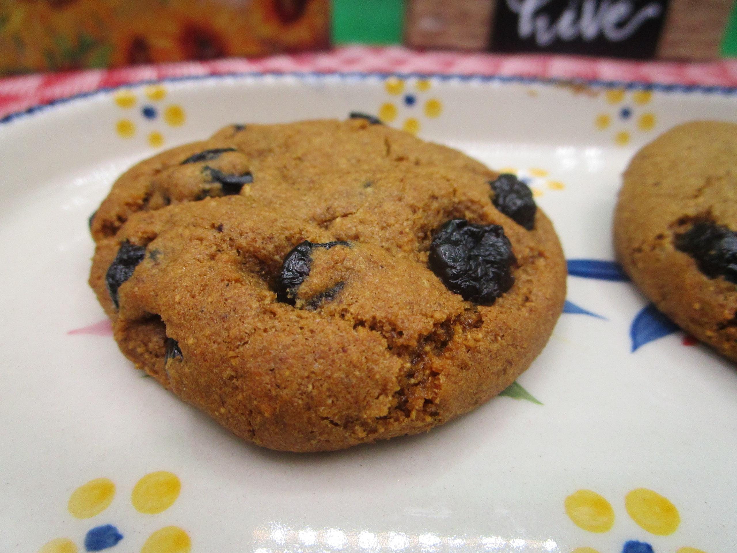 AIP Paleo Cookies, Blueberry Vanilla, Gluten Free, Grain Free, Dairy Free, Egg free, Vegan, Nut Free, Tiger Nut Flour, Autoimmune Protocol