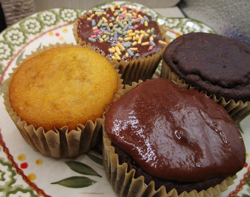 Sugar Free Cupcakes, Gluten Free, Dairy Free, Vegan, Egg Free, Nut Free, Birthday Gifts, Allulose, Low calorie snacks, Holiday Desserts