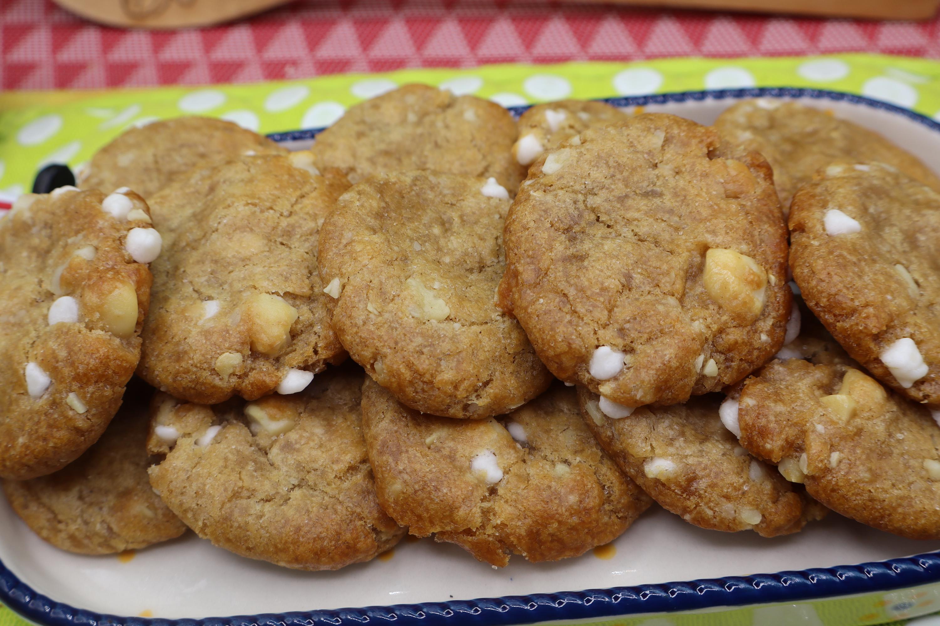 Gluten Free White Chocolate Chip Cookies, Dairy Free, Egg Free, Vegan, Nut Free, Kids Birthday Party, Low Sugar, Back to School Safe snack