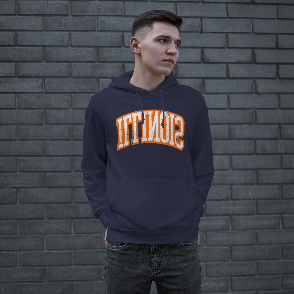 Illinois Flipped Hoodie & Sweatshirt
