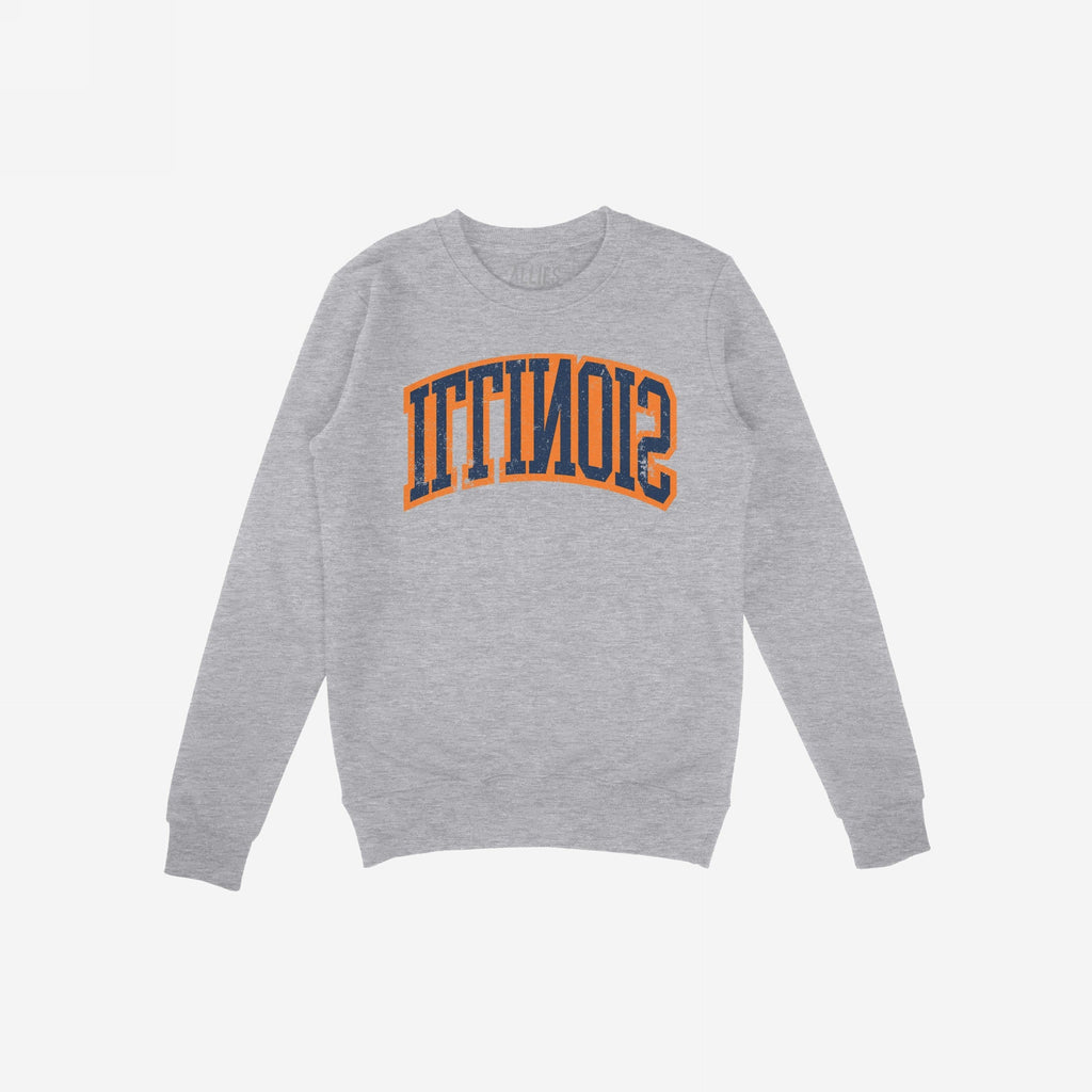 Illinois Flipped Hoodie & Sweatshirt
