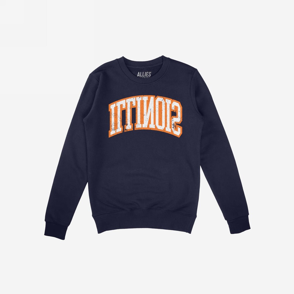 Illinois Flipped Hoodie & Sweatshirt