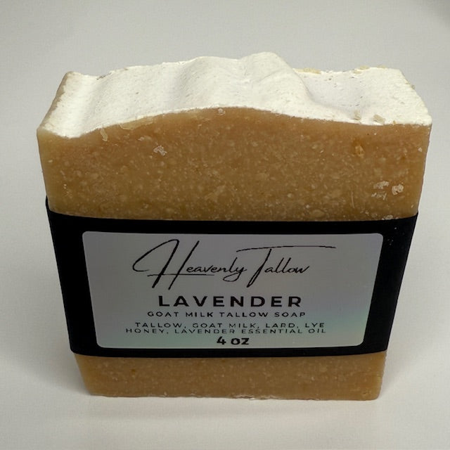 Lavender Goat Milk Tallow Soap