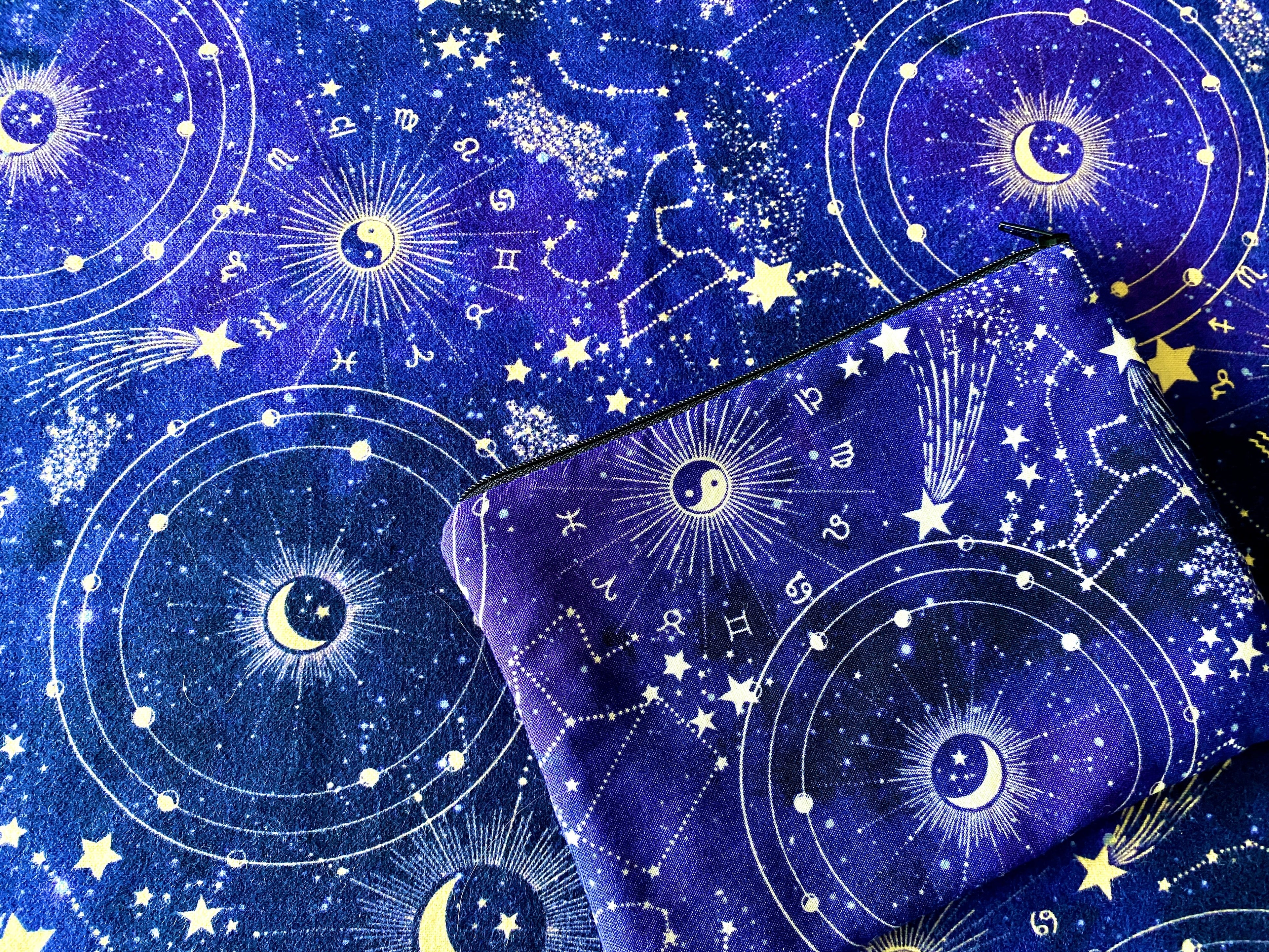 Purple Zodiac Tarot Bag