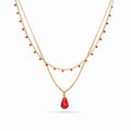 Seed of Life Necklace Set – Pomegranate Seed
