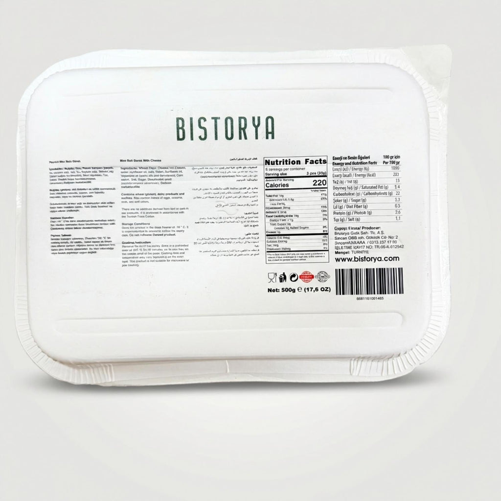 Mini Roll Borek With Cheese (500g)by bistorya