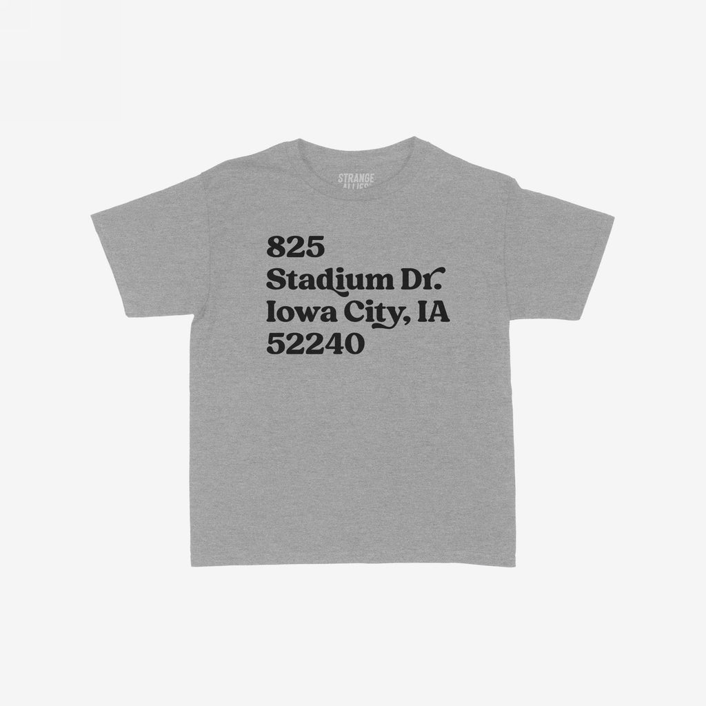 Iowa Football Stadium Address Women's Baby Tee