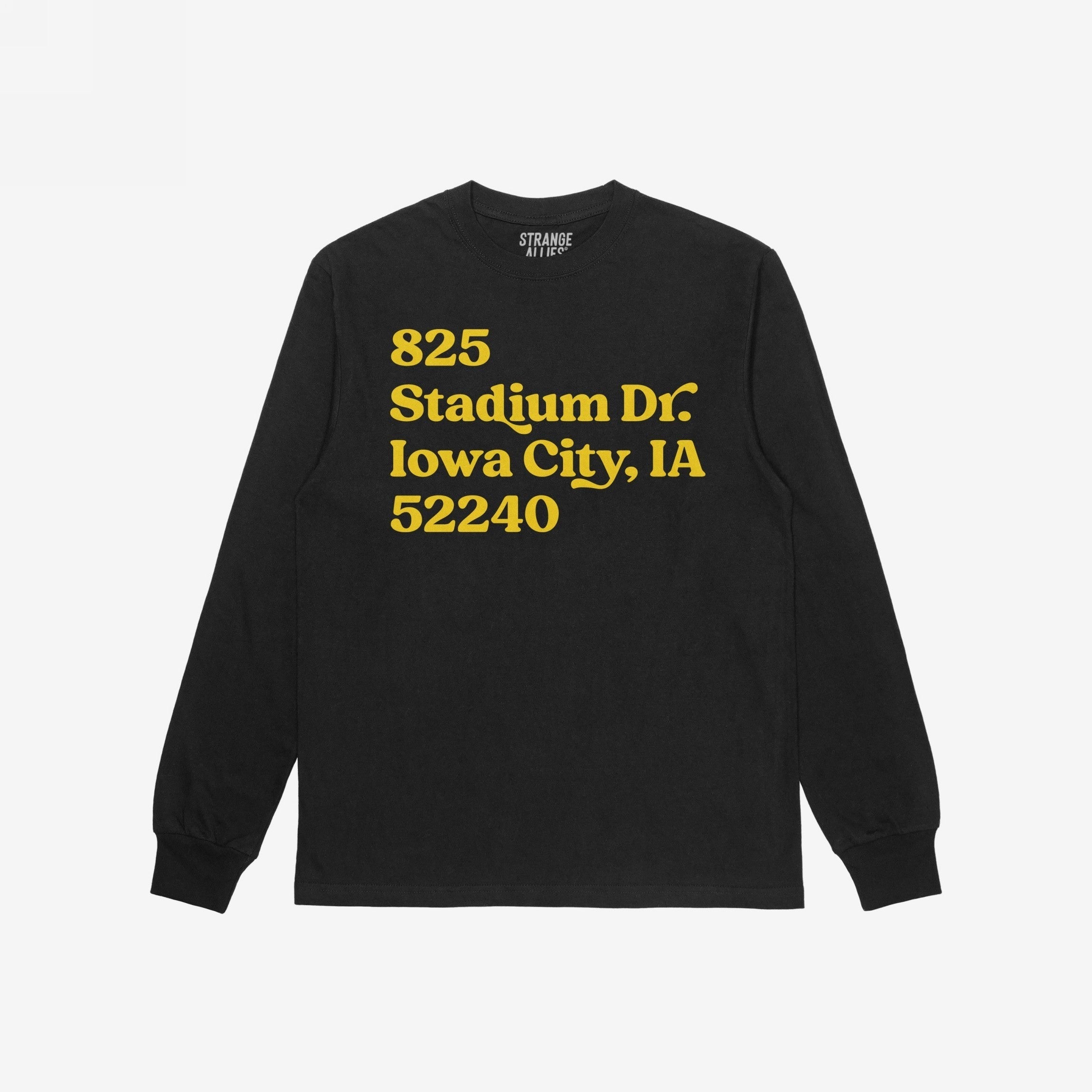 Iowa Football Stadium Address T-shirt