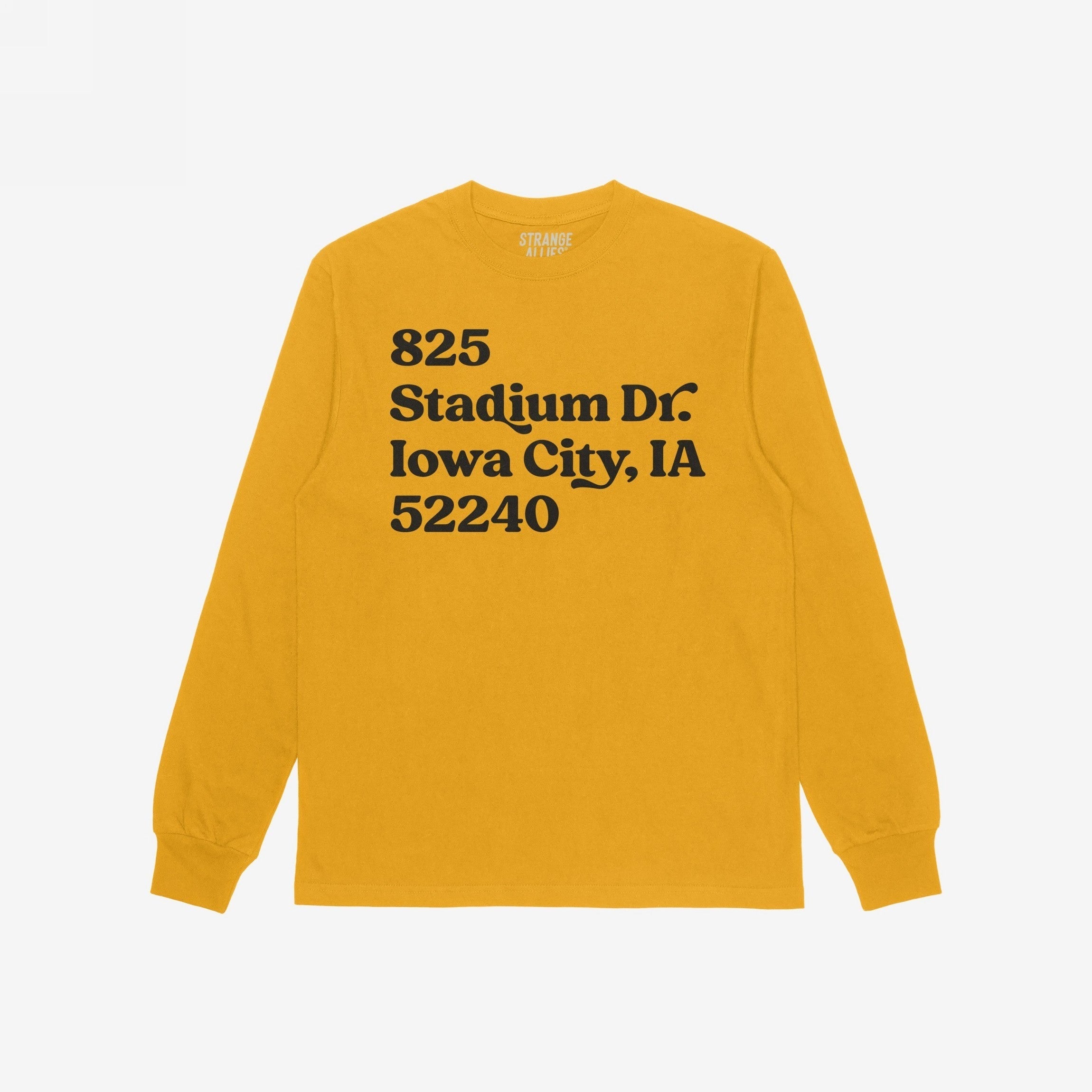Iowa Football Stadium Address T-shirt