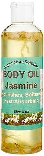 Nourishing Body Oil- (Jasmine Scent) Vegan Skin Moisturizer- Anti Aging- Bath- Massage - Natural Plant-Based Oil-Moisturizes Your Skin