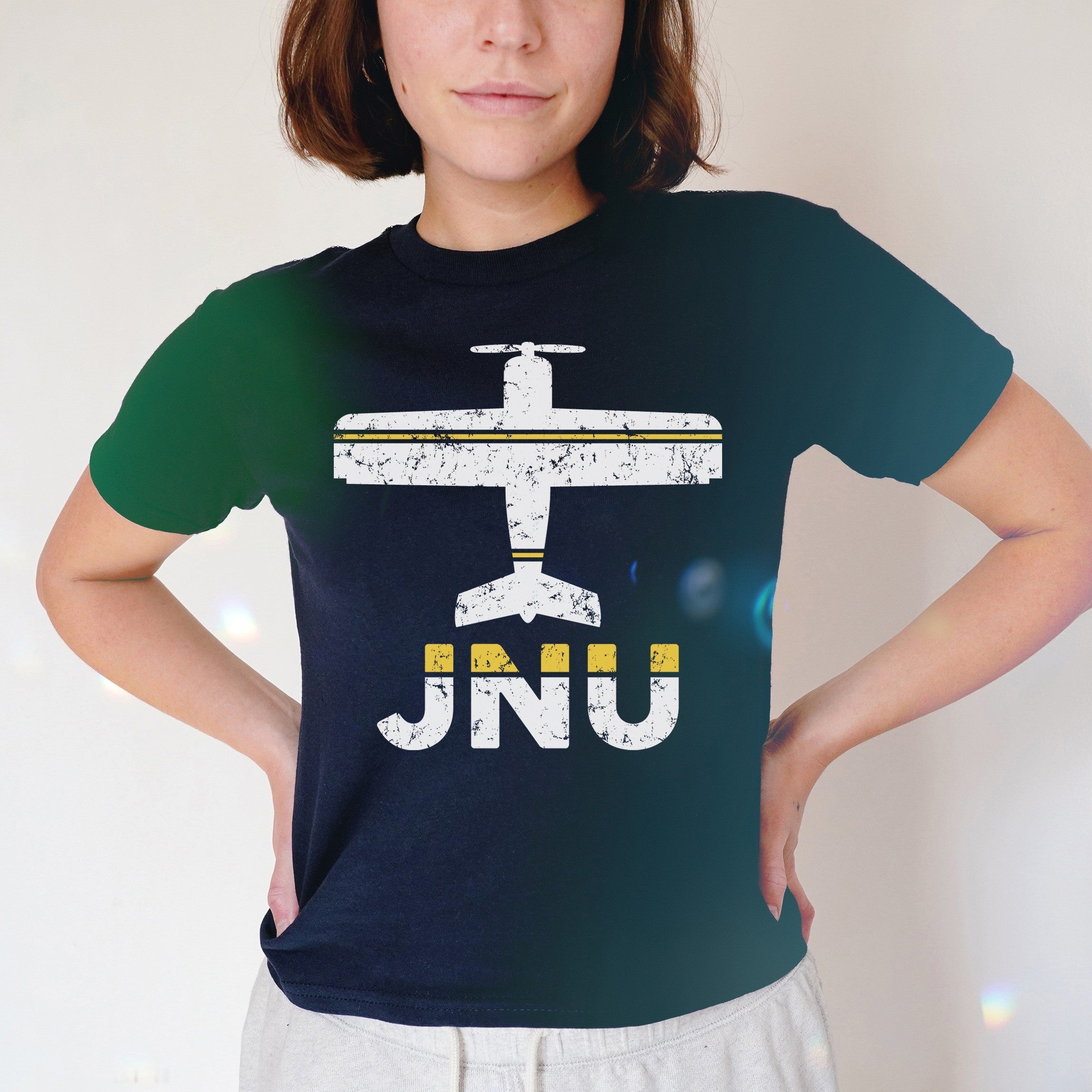 Juneau JNU Airport Women's Baby Tee