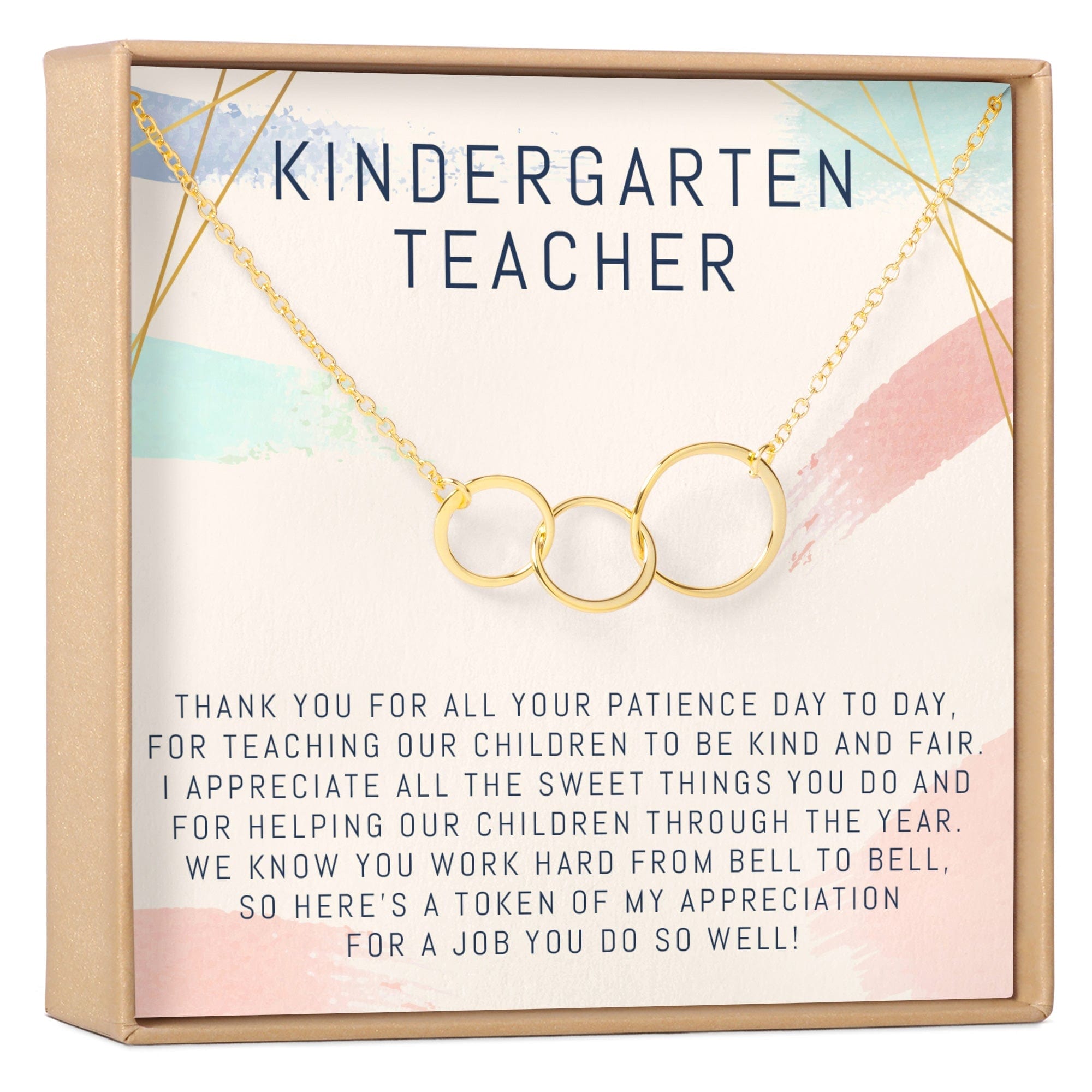 Kindergarten Teacher Necklace, Multiple Styles Jewelry