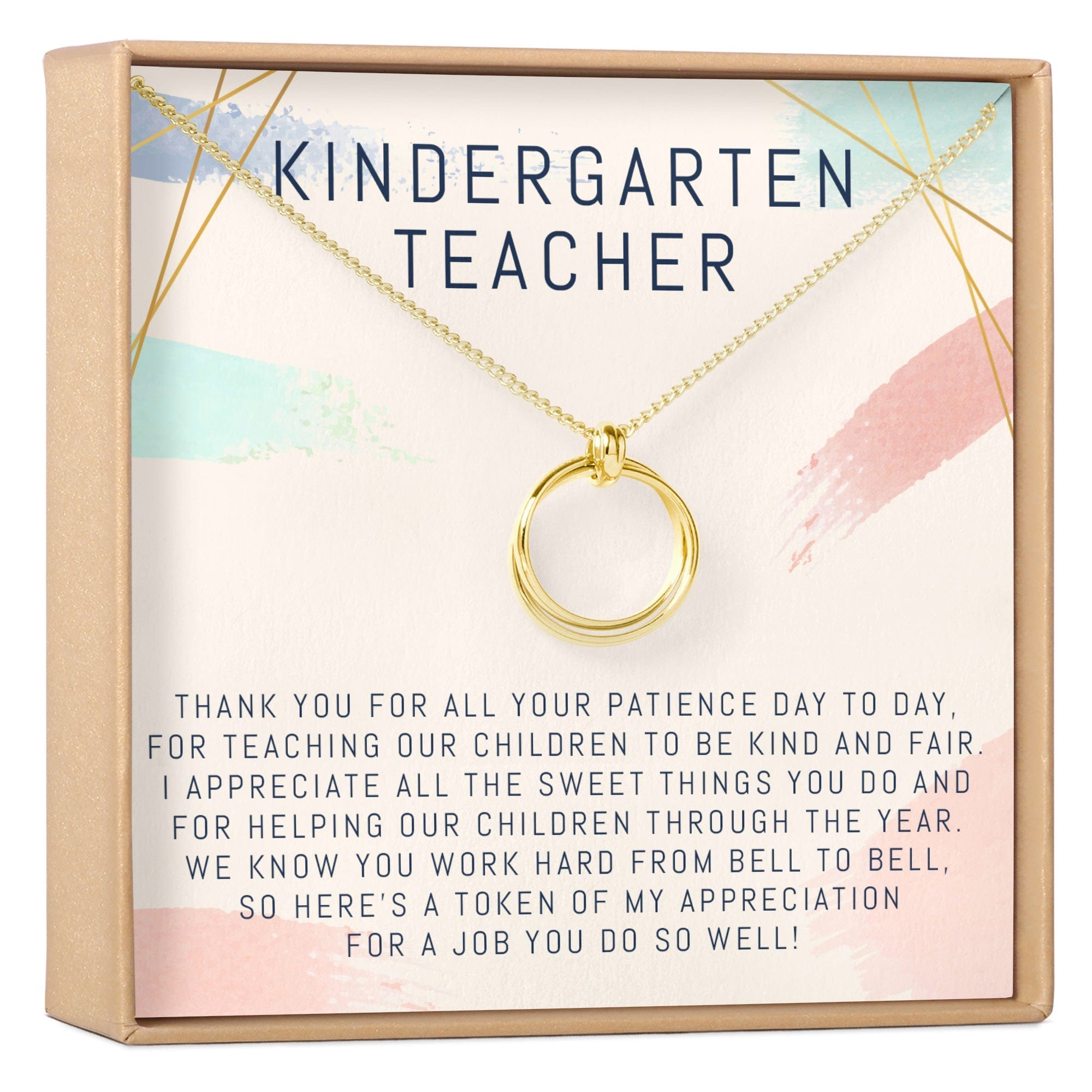 Kindergarten Teacher Necklace, Multiple Styles Jewelry