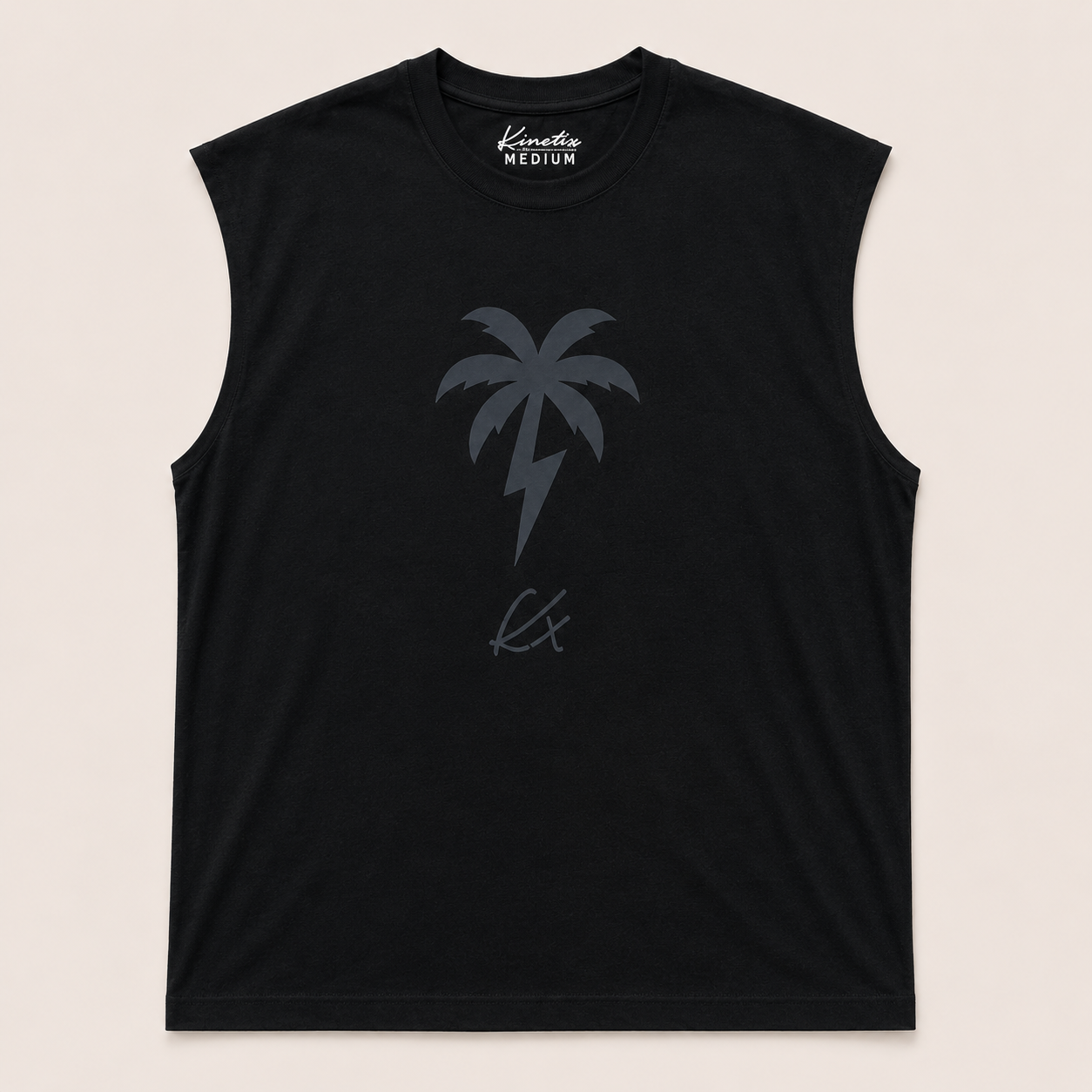 KX Thunder Palm Muscle Tee (Black)