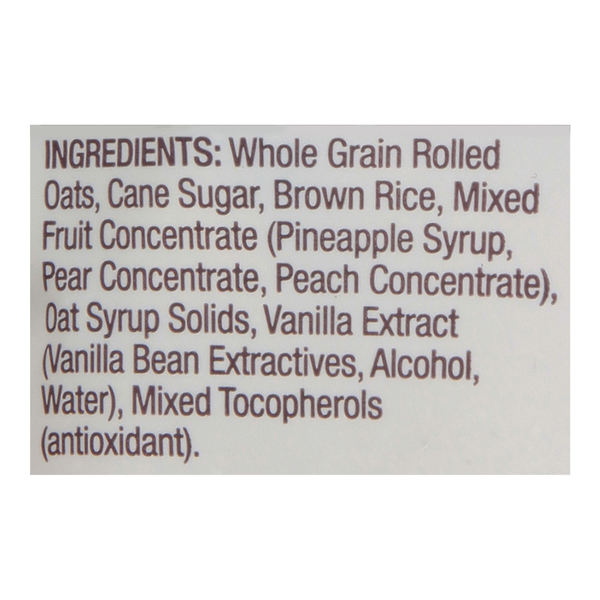 List of ingredients on a label with a white background. Bob's Red Mill Classic Granola - 12 oz Resealable Bag (340g)