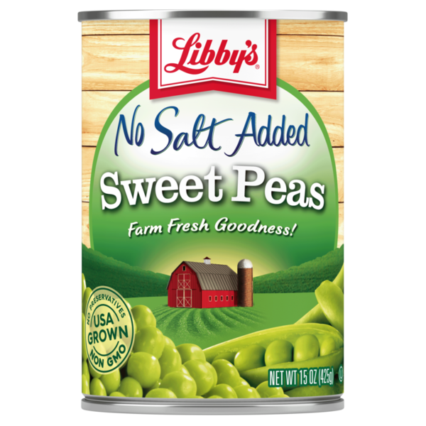 Libby's No Salt Added Sweet Peas