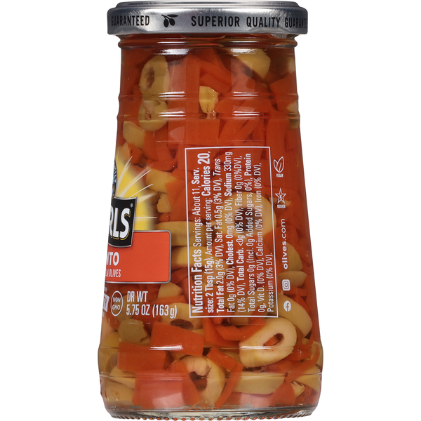 Pearls Pimiento Sliced Manzanilla Olives