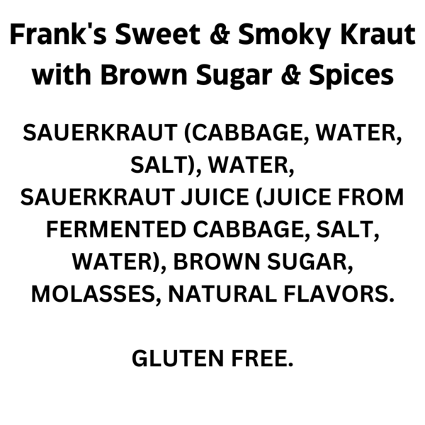 Frank's Kraut Sweet & Smoky BBQ