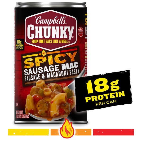 Campbell's Spicy Sausage Mac Soup
