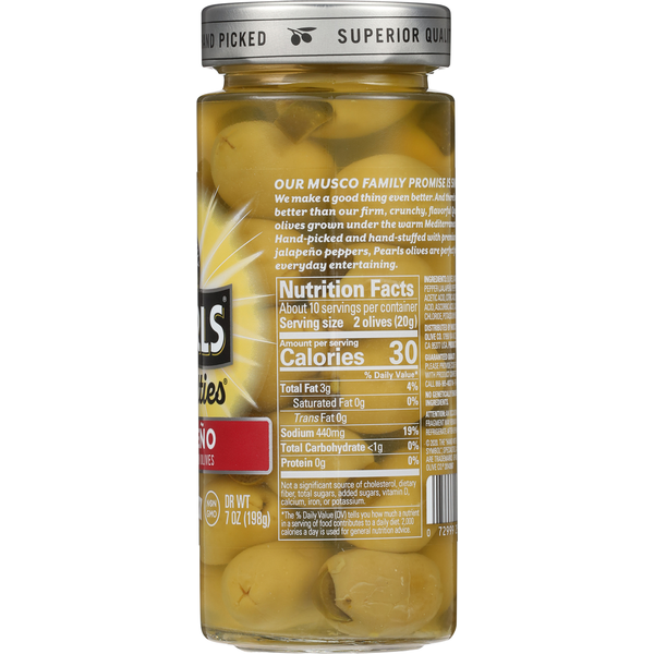 Pearls Specialties Jalapeño Stuffed Queen Olives