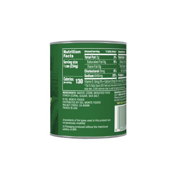 Del Monte Cream Style Golden Sweet Corn