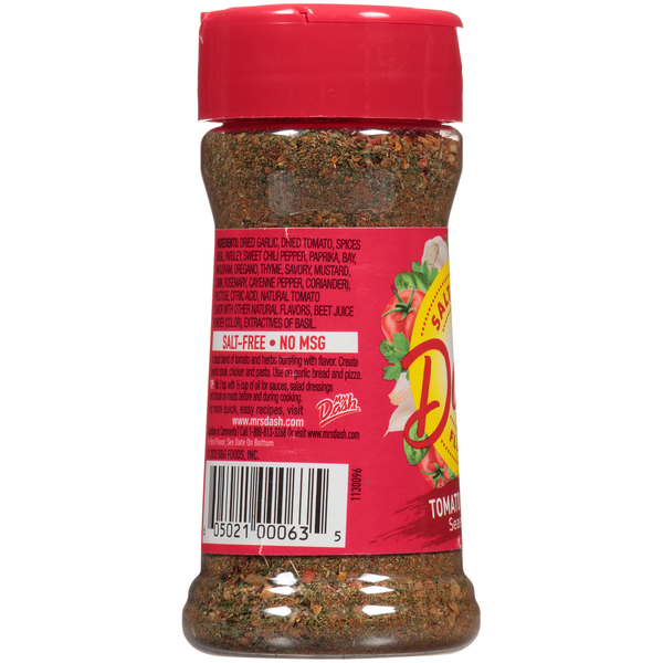 Dash Tomato Basil Garlic Salt-Free Seasoning Blend