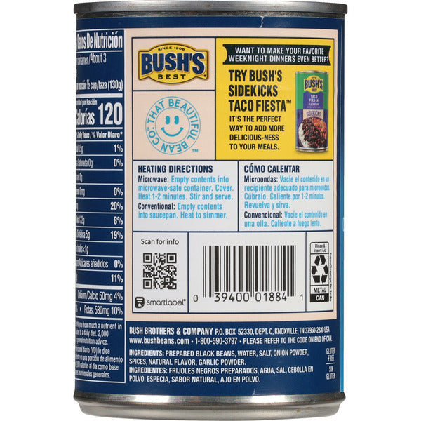 Bush's Best Seasoned Recipe Black Beans