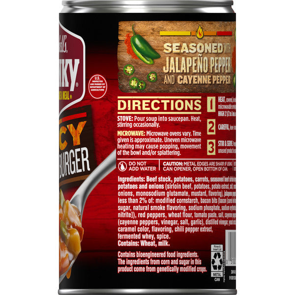 Campbell's Spicy Sirloin Burger Soup