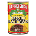 La Preferida Organic Refried Black Beans, Frijoles Negros Refritos Organícos