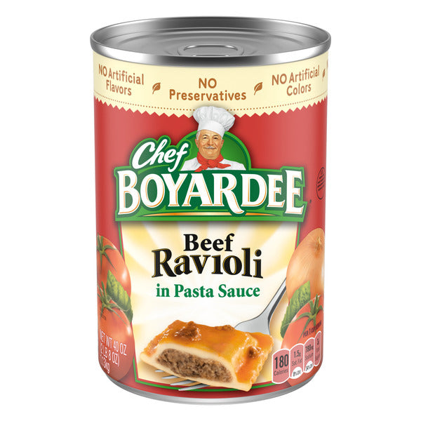 Chef Boyardee Beef Ravioli in Pasta Sauce, Ready-to-Eat Meal