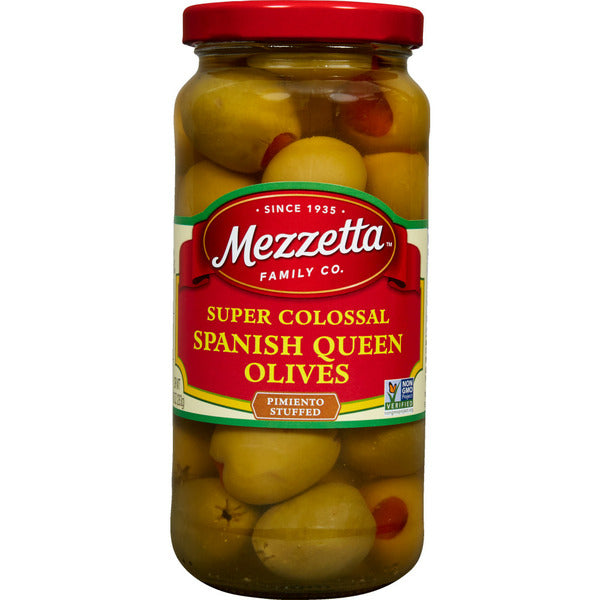 Mezzetta Super Colossal Spanish Queen Olives Pimiento Stuffed